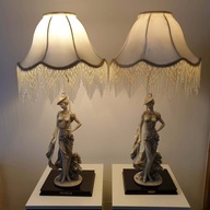 Duża lampa stołowa 86 cm Juliana Collection Anglia Art Deco, cena za 1 szt.
