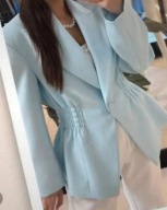 Marynarka Żakiet EMO błękitna S 36