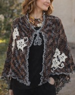 Chusta szal handmade na szydełku boho hippie