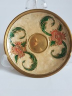 TALERZYK POD FILIŻANKĘ MOSIĄDZ EMALIA