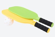 ZESTAW PALETEK DO PICKLEBALLA TENISA BADMINTONA DWIE PALETKI RAKIETY PIŁKA