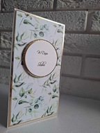 Kartka pamiatka ślub ślubna ręcznie robiona