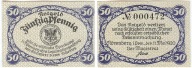 Banknot zastepczy miasta INSKO - 50 Pfennig - 1920