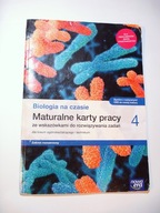 Biologia na czasie 4 Maturalne karty pracy Zakres rozszerzony