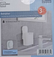 LIVARNO home Kubek pojemnik uchwyt łazienkowy na szczoteczki na przyssawkę