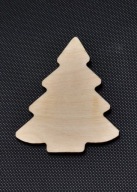 Magnes choinka do pomalowania i ozdobienia sklejka decoupage DIY