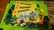 KLOCKI DESIGNER ZOO jak DUPLO trzy zestawy + gratis