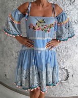 Antica Sartoria sukienka boho hafty roz L/XL