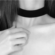 Rock choker Naszyjnik alternative aksamitka szeroka 2,5 cm Rocklingerie PL