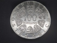 100 szylingów 1979 Austria Kompleks budynków Vienna Internat. Center (125)