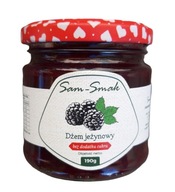Dżem jeżyna BEZ DODATKU CUKRU 190 gram domowy