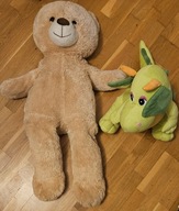 ZESTAW MASKOTEK PLUSZAKÓW DUŻE -2 SZTUKI