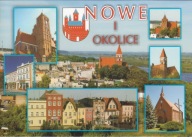 NOWE NAD WISŁĄ - HERB - RYNEK - PANORAMA