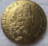 Moneta kolekcjonerska Anglia Korona Guillaume, Wilhelm III 1701 replika