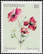 Austria 2019 Znaczek 3451 ** kwiaty