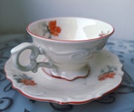 FILIŻANKI TALERZYKI DESEROWE Bavaria Schumann 6 SZT.