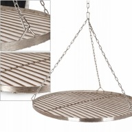 RUSZT DO GRILLA OKRĄGŁY WISZĄCY 70 cm NIERDZEWNA + ŁAŃCUCH