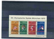 A48124)Olimpiada 72: RFN Bl 8 Sonderstempel Pilka reczna