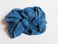 Klamra do włosów kokarda niebieska