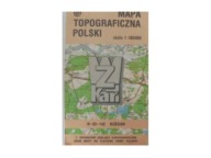 Mapa topograficzna Polski Kościan Praca zbiorowa