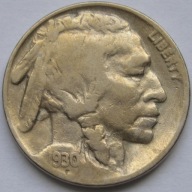 USA 5 centów 1930 - Indianin - Bizon
