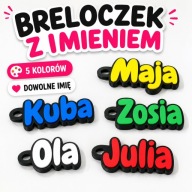 Brelok z imieniem personalizowany | Własne imię|Prezent | Dowolny tekst