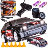AUTO NA PILOTA RC do DRIFTU 4x4 SAMOCHÓD ZDALNIE STEROWANY TOYOTA ZESTAW