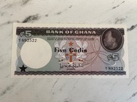 Ghana - 5 cedis - 1964 - rzadki - UNC