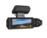 Kamerka samochodowa 2w1 przednia i wewnętrzna 1080p noktowizor