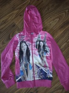 Bluza dziewczęca 122cm różowa na zamek