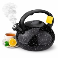 CZAJNIK NIERDZEWNY Czarny Marble – Höffner|Indukcja Gaz Elektryczna|Gwizdek