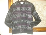 KURTKA-AMERICAN RETRO-BOMBERKA- R-M-SKÓRA NATURALNA .