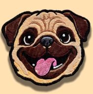 Dywan Mops | Unikatowy ręcznie wykonany dywanik TUFTING