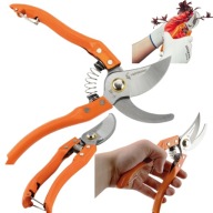 SEKATOR NOŻYCOWY OGRODOWY METALOWY DO PĘDÓW DRZEW I KRZEWÓW VERGIONIC 21 CM