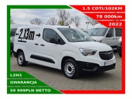 OPEL COMBO LONG 1,5CDTi/102KM KLIMA TEMPOMAT KAMERA CZUJNIKI