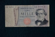 Banknot Włochy 1000 Lir 1969 rok !!!