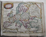 Mapy Atlas Świata N.Sanson`a 58 oryginalnych, starych map ok.1700r.,prezent