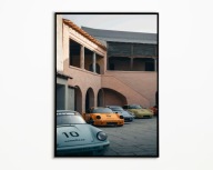 PLAKAT PORSCHE KLASYCZNY SAMOCHÓD SPORTOWY IKONA MOTORYZACJI PLAKAT A3 DRUK