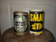 STARA PUSZKA METALOWA SMAR SAMOCHODOWY 2 SZT