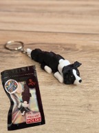 Breloczek Border Collie 3D - Czarno Biały 3d - Seria Psów Druk3d fidget