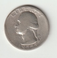 USA 25 centow 1932 srebro 0.900