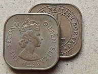 Malaje i Brytyjskie Borneo 1957 Moneta Kolonialna Elżbieta II