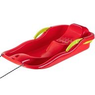 SANKI ŚLIZG Z HAMULCEM OPARCIEM PLASTIKOWE ŚLIZGACZ BOBSLEJ DUŻY SZNURKIEM