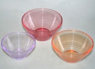 3 KOLOROWE MISECZKI SALATERKI CUDO