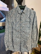 2 Koszula John Rocha subtelne niebieskie kwiaty bawełna M