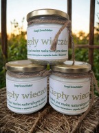 Świeca sojowa "Ciepły wieczór" 150g tonka drzewo sandałowe bergamotka