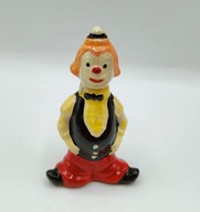 STARA figurka z ceramiki KLAUN ręcznie malowany