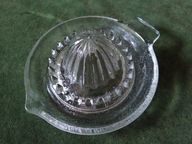 Szklana wyciskarka do cytrusów - Polska okres PRL