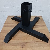 Stojak choinkowy loft, podstawa 55x55 cm, wysoki 25 cm, średnica pnia 80 mm