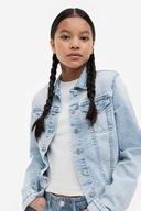 H&M KURTKA DŻINSOWA JASNY JEANS 134 NOWOŚĆ